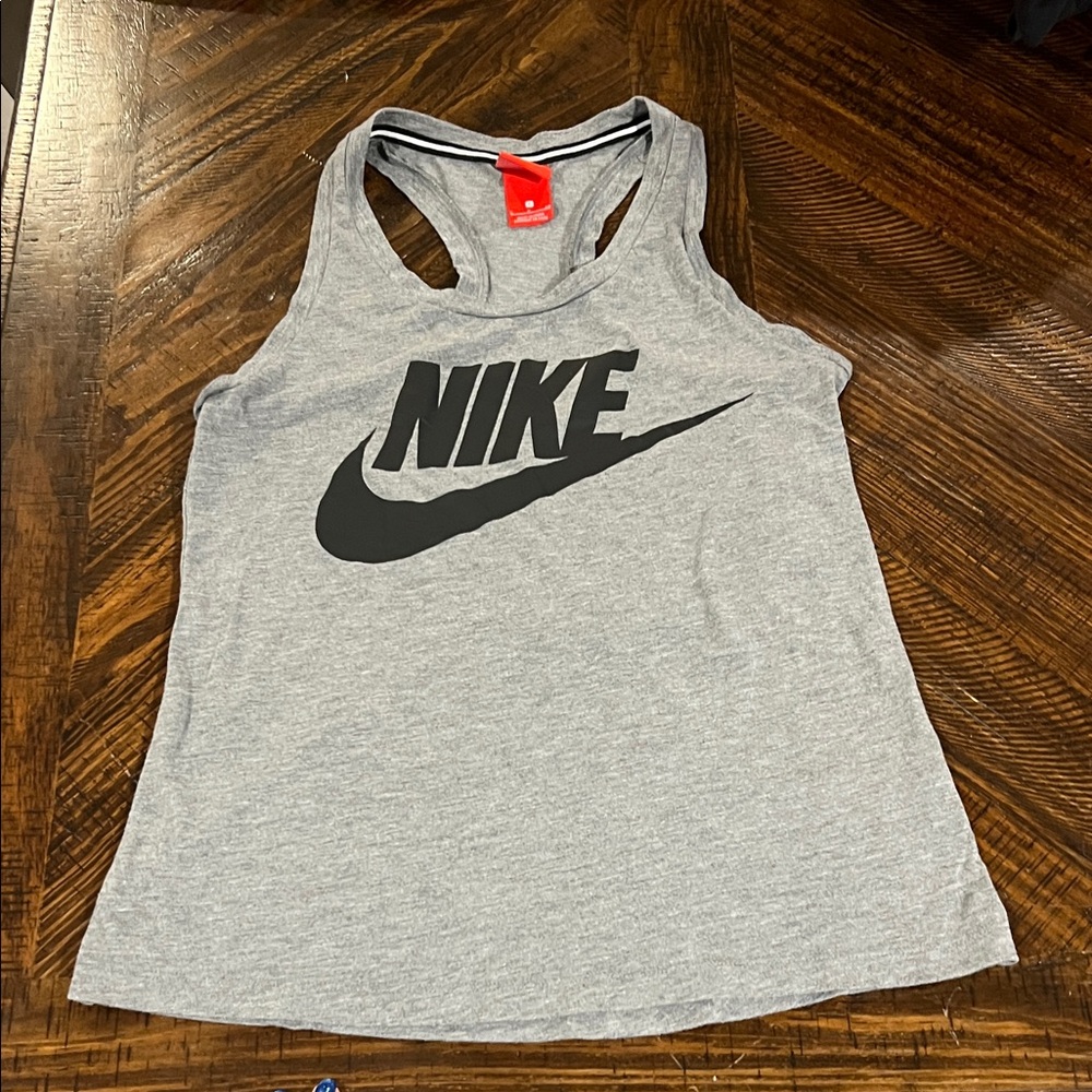 Nike Women's Heather Gray Tank Top